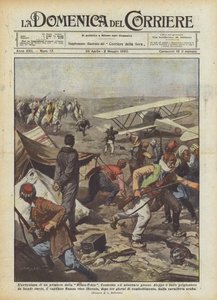 Het avontuur van een piloot van Rome naar Tokio