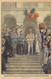 Een hartelijke Italiaans-Roemeense manifestatie