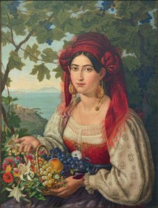 Adolf Senff, Portret van een Italiaanse