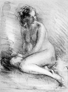 Naaktstudie, 1913
