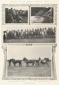 Scènes van de Koninklijke Koloniale Tour