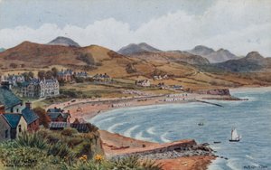 Criccieth Bay vanaf het kasteel