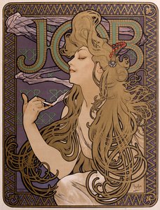 Poster voor Job tissuepapier, 1897