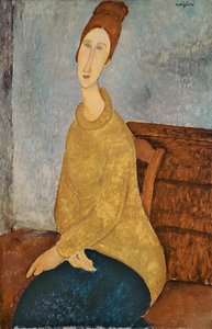 Jeanne Hebuterne in een gele trui