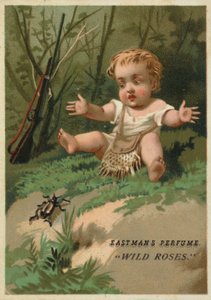 Baby in het bos