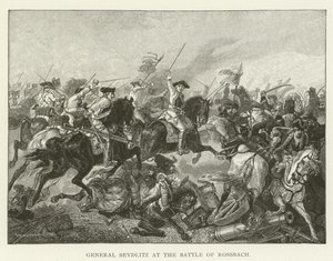 Generaal Seydlitz bij de Slag bij Rossbach