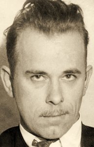 Portret van John Dillinger (1903 – 34)