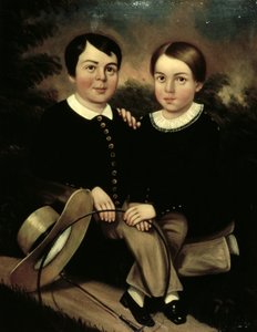 Portret van Twee Kinderen