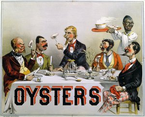 Poster die Oesters adverteert