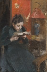 De vrouw van de kunstenaar