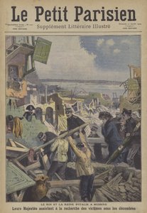 De aardbeving van Messina in 1908, Italië