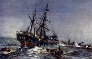 Het wrak van de Birkenhead