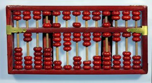 Abacus met de nummers 0205847326212