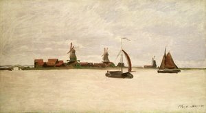 De buitenhaven van Zaandam, 1871