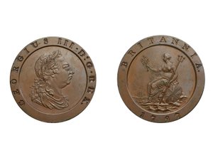Karrewiel twopence, 1797