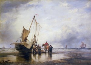 Hog Boat op het zand, Brighton