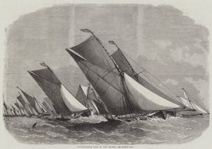 Zeilwedstrijd op de Theems