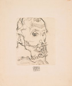 Portret van Franz Hauer Portret van Franz Hauer