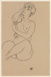 Liggend naakt, 1917