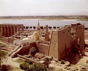 Luchtfoto van de tempel