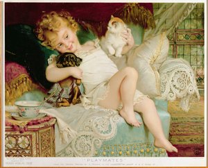 Speelkameraadjes, uit de Pears Annual, 1903