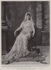 Madame Sarah Bernhardt in Racines tragedie Phedre