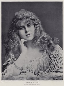 May Marton, Engelse burleske actrice