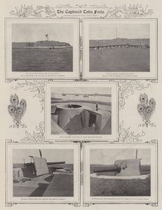De veroverde Taku forten, 1900