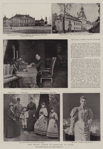 De kroonprins van Denemarken thuis