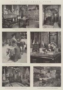 De overleden Emile Zola