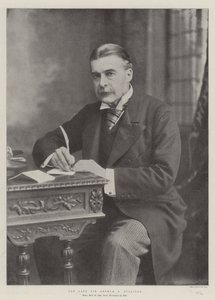 De overleden Sir Arthur S Sullivan