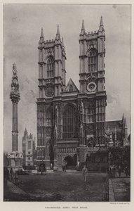 Westminster Abbey, westelijke voorkant
