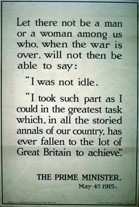 Britse WWI wervingsposter, 1915