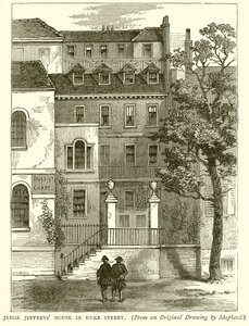 Huis van rechter Jeffreys in Duck Street