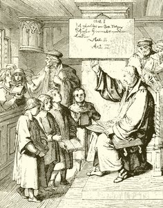 Luther leert kinderen