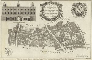 Kaart van Lime Street Ward, Londen
