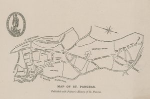 Kaart van St Pancras