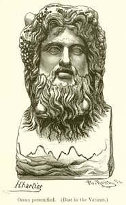 Oceaan gepersonifieerd (Buste in het Vaticaan)