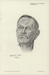 Portret van Sir Arthur Conan Doyle