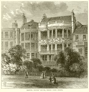 Huis van Samuel Rogers, Green Park Voorkant