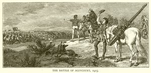 De slag bij Agincourt, 1415