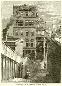 De Huizen in Waterloo Bridge Road
