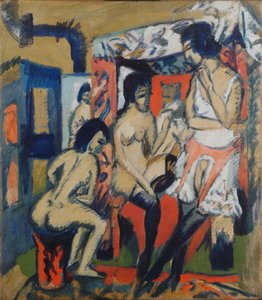 Naakten in Studio, 1912