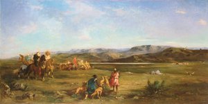 Gazellenjacht in Chott el-Hodna, 1856