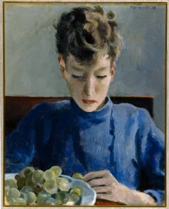 Portret van de zoon Alberto