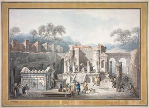 De tempel van Isis in Pompeii, 1788