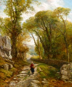 Een boswandeling, 1872