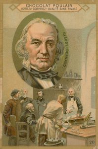 Claude Bernard, Chocolat Poulain handelskaart
