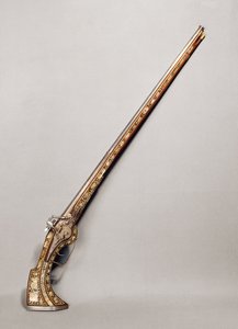 Vuursteen geweer (hout & metaal)