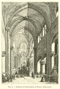 Interieur van Saint-Julien le Pauvre, huidige staat